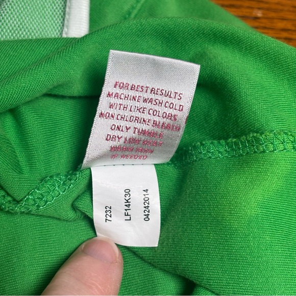 Peter Millar Green 1/4‑Zip Pullover University of Notre Dame Logo Women’s XL - Picture 8 of 8